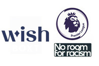 Premier League Badge &No room for racism&Wish Sponsor